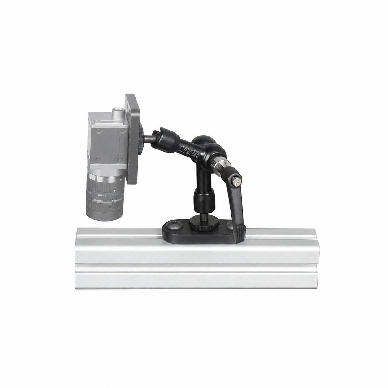 KR-E3040-VA30-Q20M - SightLink E3040 Vision Arm 30 cm (12 in) Mount, mounted with illustrative gray camera
