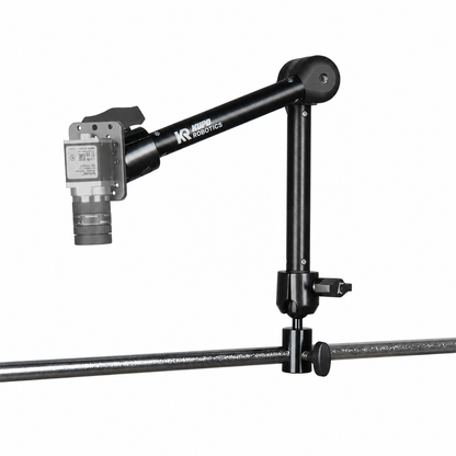 KR-VR16-OM30-Q20M - VisionReach 16 Omni 30 cm Mount, mounted with illustrative gray camera