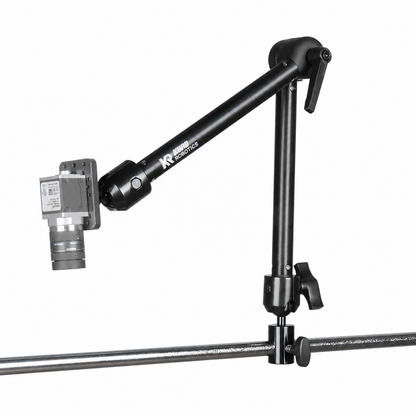 KR-VR16-OM40-Q20M - VisionReach 16 Omni 40 cm Mount, mounted with illustrative gray camera